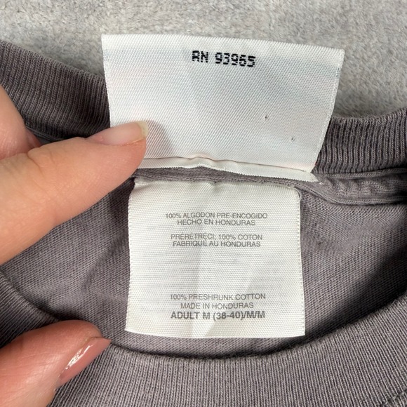 Rusty Wallace Shirt Mens Medium Gray Vtg All Over Print Chase Authentics Racing - Picture 5 of 12